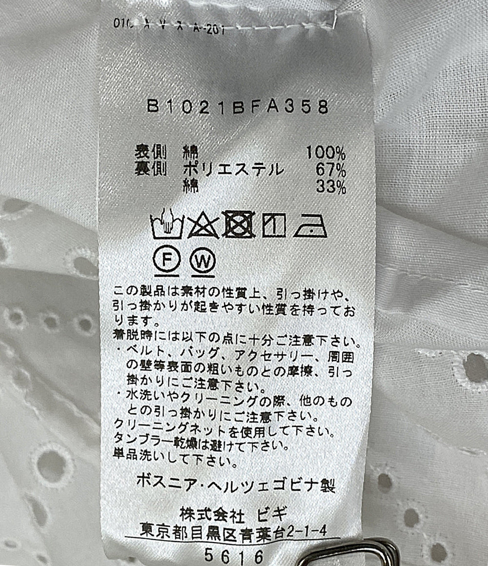 EVA MANN エヴァマン 半袖ワンピース レース B1021BFA358 レディース SIZE 34
