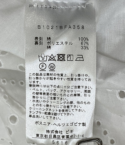 EVA MANN エヴァマン 半袖ワンピース レース B1021BFA358 レディース SIZE 34