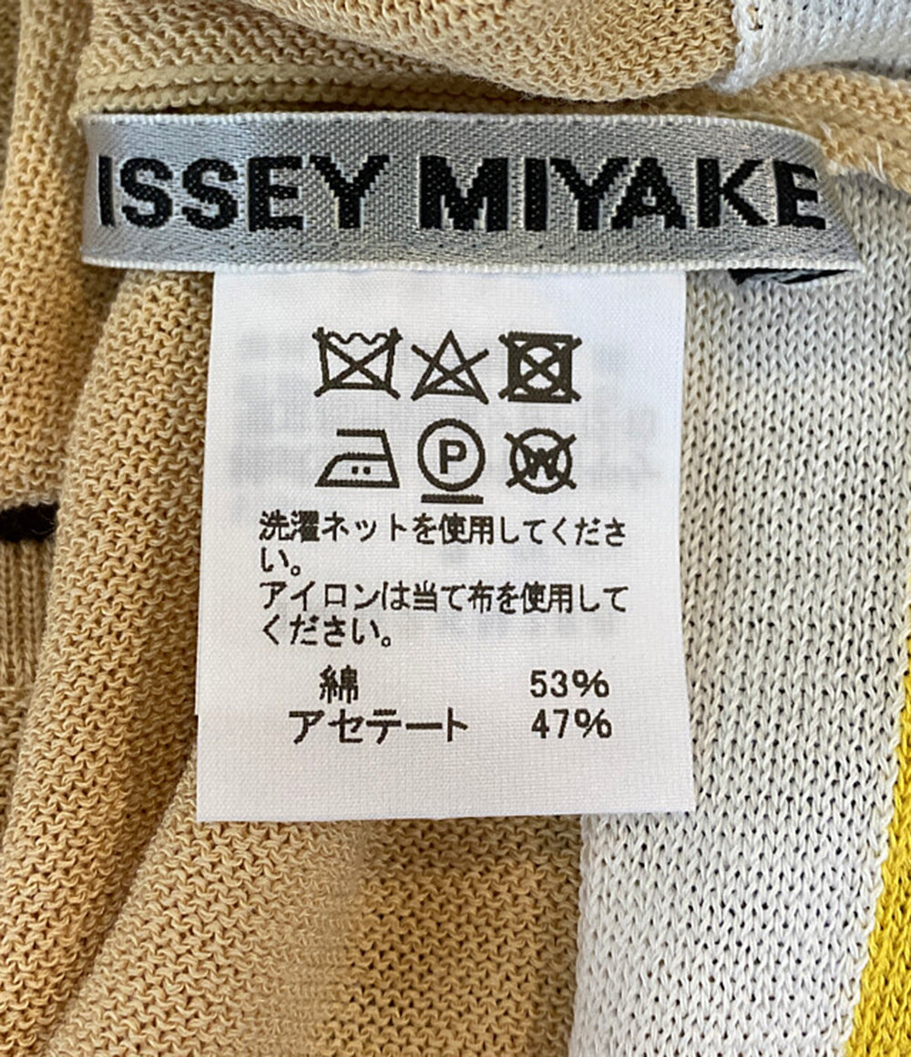 美品 ISSEY MIYAKE ケープ ポンチョ Native Design Poncho 20SS IM02KN786 メンズ SIZE 2 イッセイミヤケ