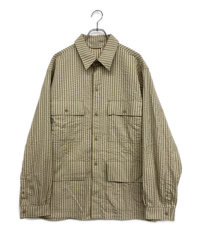 美品 KAPTAIN SUNSHINE キャプテン サンシャイン シャツジャケット 2025SS Safari Shirt Jacket メンズ SIZE 42
