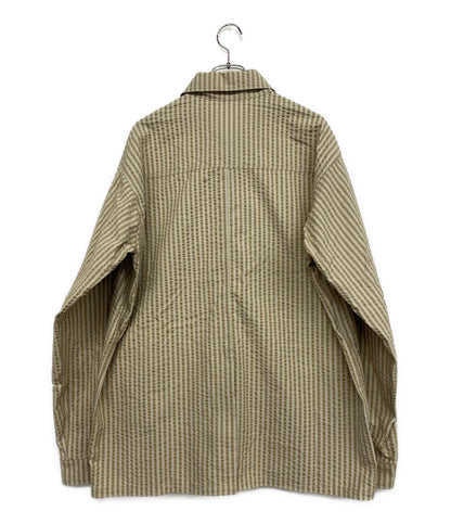 美品 KAPTAIN SUNSHINE キャプテン サンシャイン シャツジャケット 2025SS Safari Shirt Jacket メンズ SIZE 42