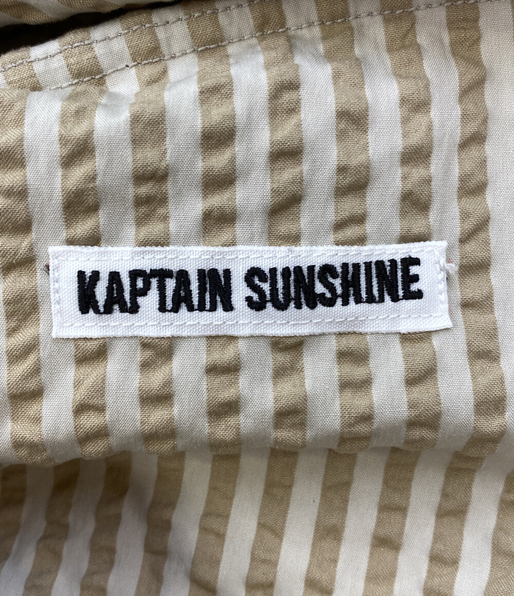 美品 KAPTAIN SUNSHINE キャプテン サンシャイン シャツジャケット 2025SS Safari Shirt Jacket メンズ SIZE 42