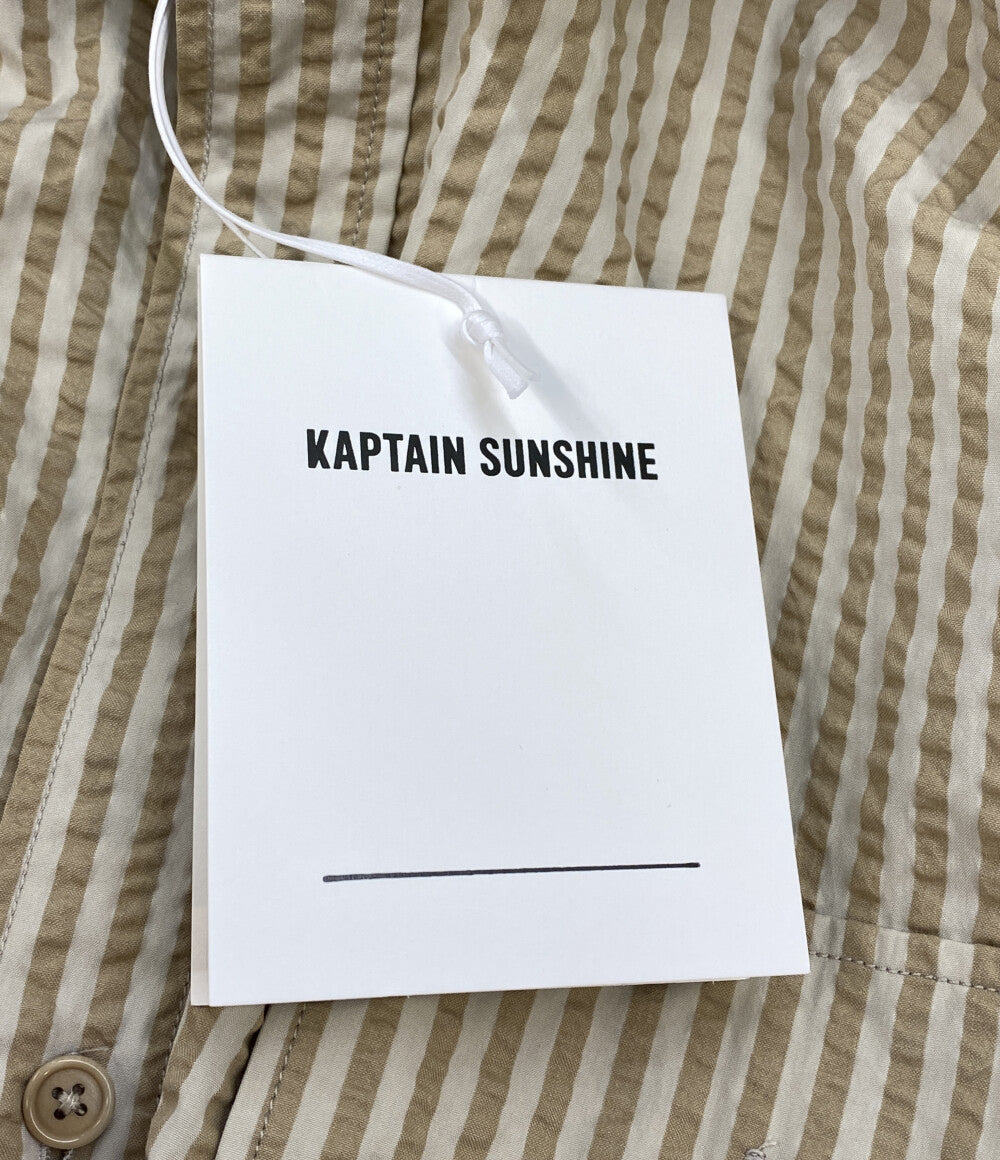 美品 KAPTAIN SUNSHINE キャプテン サンシャイン シャツジャケット 2025SS Safari Shirt Jacket メンズ SIZE 42
