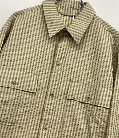 美品 KAPTAIN SUNSHINE キャプテン サンシャイン シャツジャケット 2025SS Safari Shirt Jacket メンズ SIZE 42