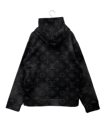 LOUIS VUITTON 3Dモノグラムパーカー スウェット ブラック 21AW メンズ SIZE XL ルイヴィトン