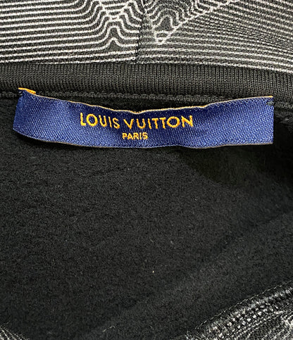 LOUIS VUITTON 3Dモノグラムパーカー スウェット ブラック 21AW メンズ SIZE XL ルイヴィトン