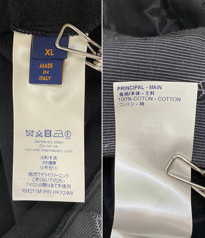 LOUIS VUITTON 3Dモノグラムパーカー スウェット ブラック 21AW メンズ SIZE XL ルイヴィトン