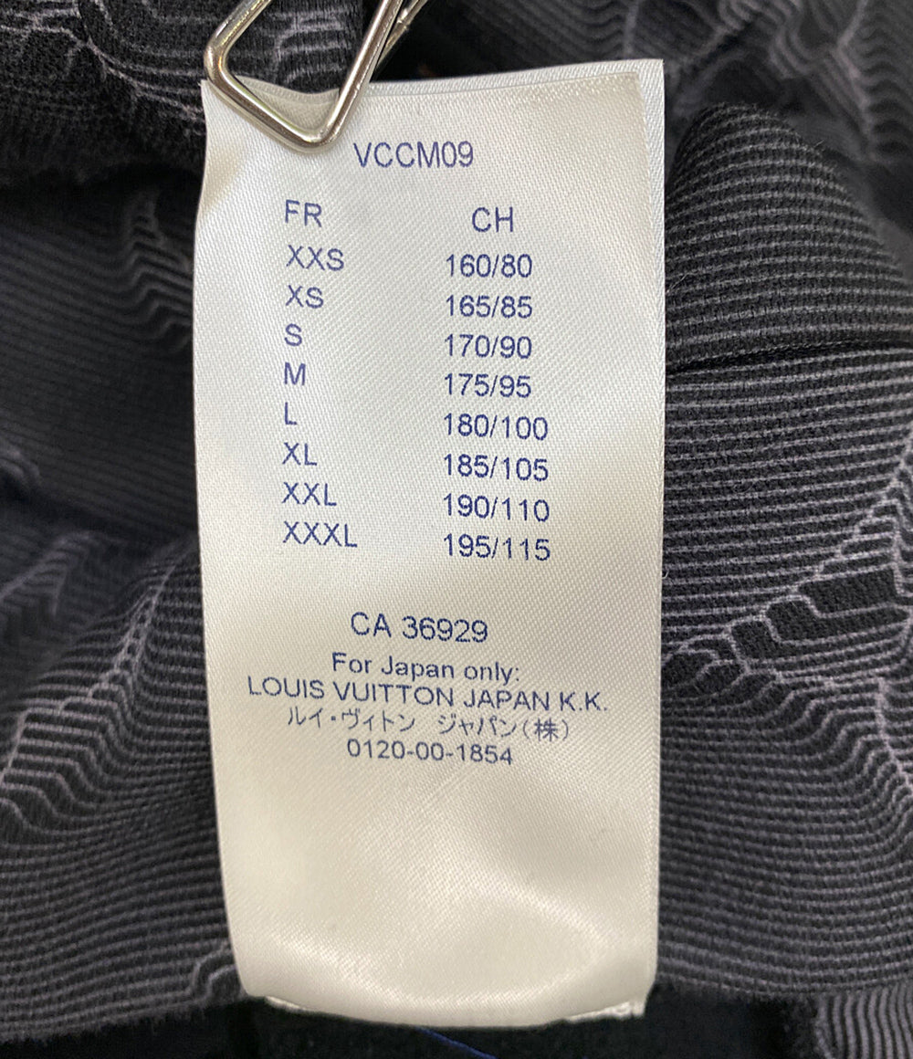 LOUIS VUITTON 3Dモノグラムパーカー スウェット ブラック 21AW メンズ SIZE XL ルイヴィトン