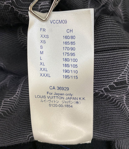 LOUIS VUITTON 3Dモノグラムパーカー スウェット ブラック 21AW メンズ SIZE XL ルイヴィトン
