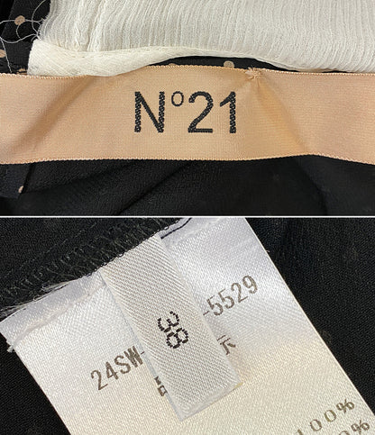ヌメロヴェントゥーノ 半袖ワンピース ドット柄 襟付き 24SW-H071-5529 レディース SIZE 38 N°21