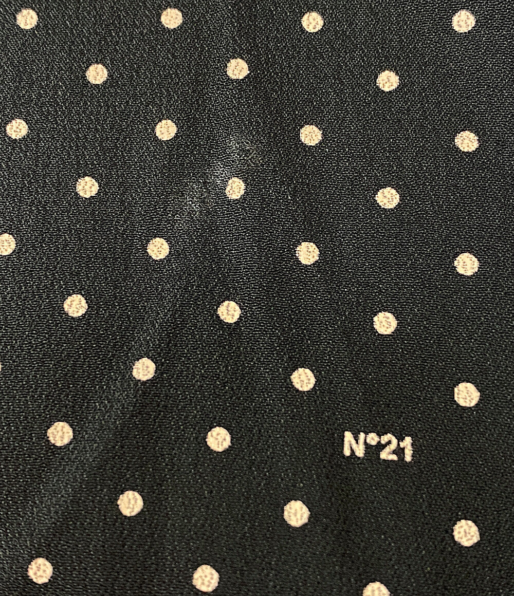 ヌメロヴェントゥーノ 半袖ワンピース ドット柄 襟付き 24SW-H071-5529 レディース SIZE 38 N°21