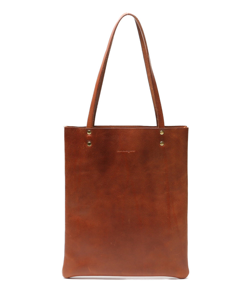 アナロジコ オールレザートート ブラウン メンズ analogico　