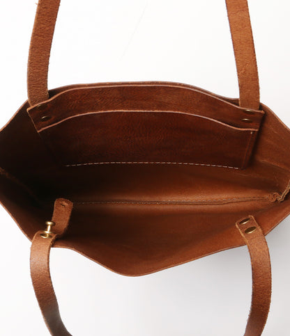 アナロジコ オールレザートート ブラウン メンズ analogico　