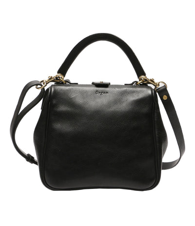 Organ オルガン 2way オールレザースクエアバッグ ブラック レディース