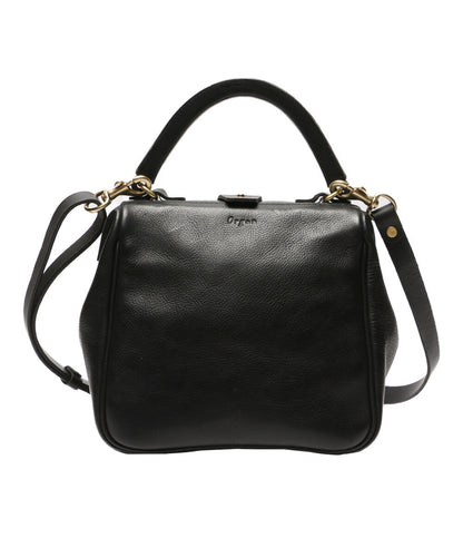 Organ オルガン 2way オールレザースクエアバッグ ブラック レディース