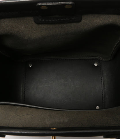 Organ オルガン 2way オールレザースクエアバッグ ブラック レディース