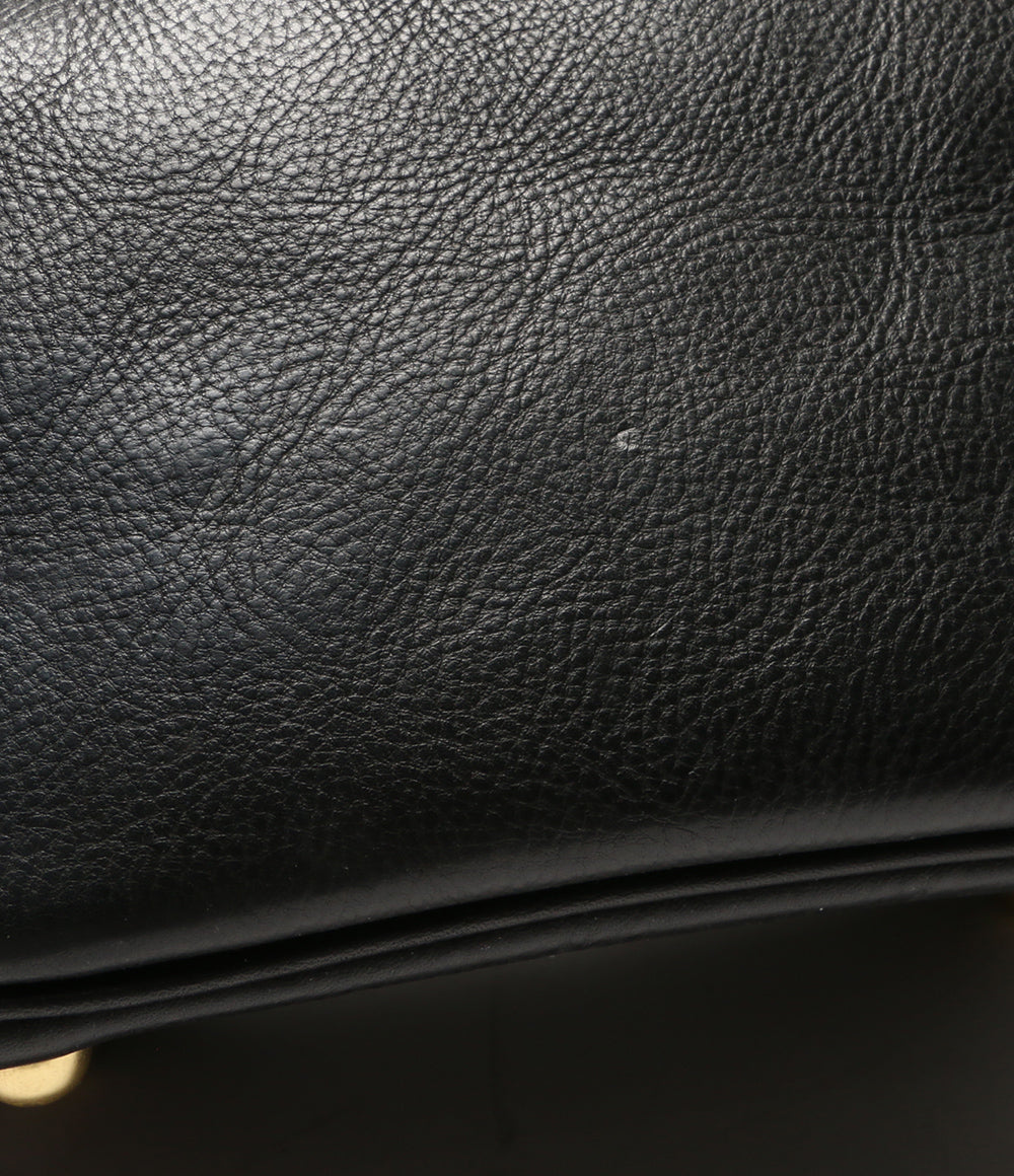 Organ オルガン 2way オールレザースクエアバッグ ブラック レディース