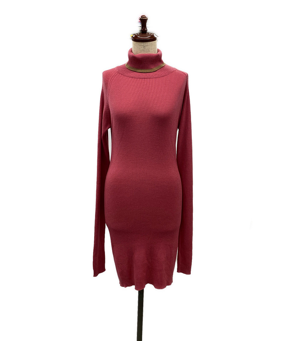 美品 JOHN SMEDLEY×Y's ワイズ リブワンピース ash rose レディース SIZE - ジョンスメドレー