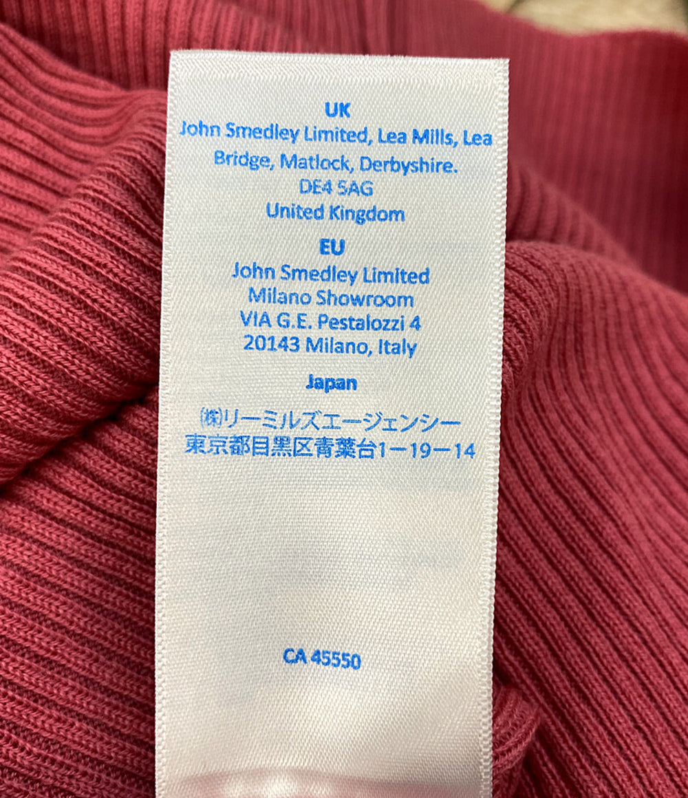 美品 JOHN SMEDLEY×Y's ワイズ リブワンピース ash rose レディース SIZE - ジョンスメドレー