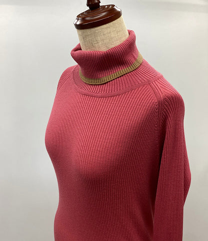 美品 JOHN SMEDLEY×Y's ワイズ リブワンピース ash rose レディース SIZE - ジョンスメドレー