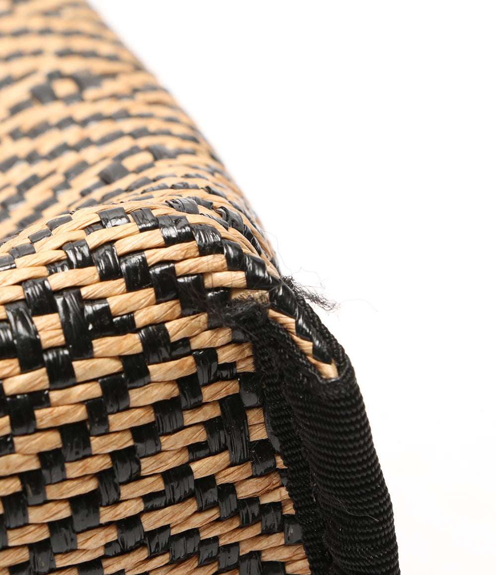 JIMMY CHOO / ジミーチュウ かごバッグ 　2WAY ジミーチュウ 2way カゴバッグ ラフィア マリアン ベロア