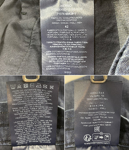 ヘルノ 美品 イージーデニムパンツ レディース SIZE 42 HERNO