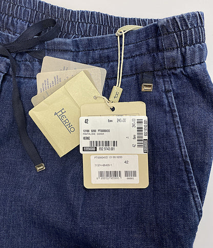 ヘルノ 美品 イージーデニムパンツ レディース SIZE 42 HERNO