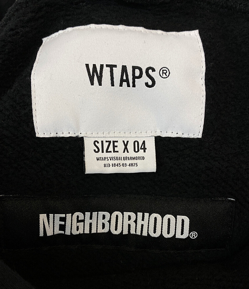 ダブルタップス スウェットパーカー ブラック 192ATNHD-CSM03S メンズ SIZE 04 WTAPS