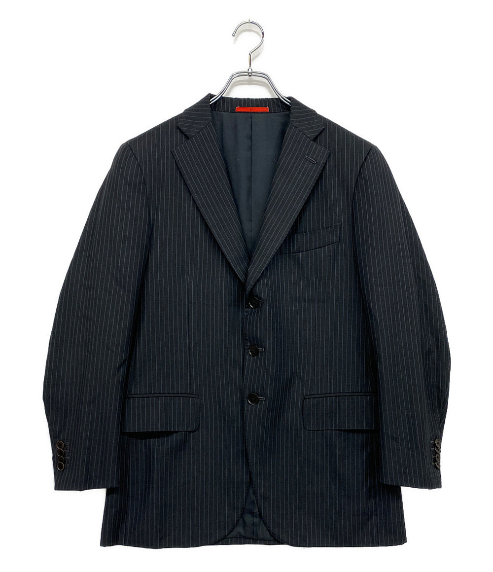 ISAIA Napoli イザイア ナポリ テーラードジャケット ストライプ メンズ SIZE 48