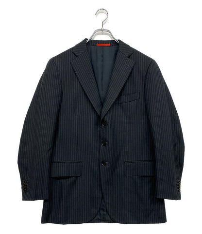 ISAIA Napoli イザイア ナポリ テーラードジャケット ストライプ メンズ SIZE 48