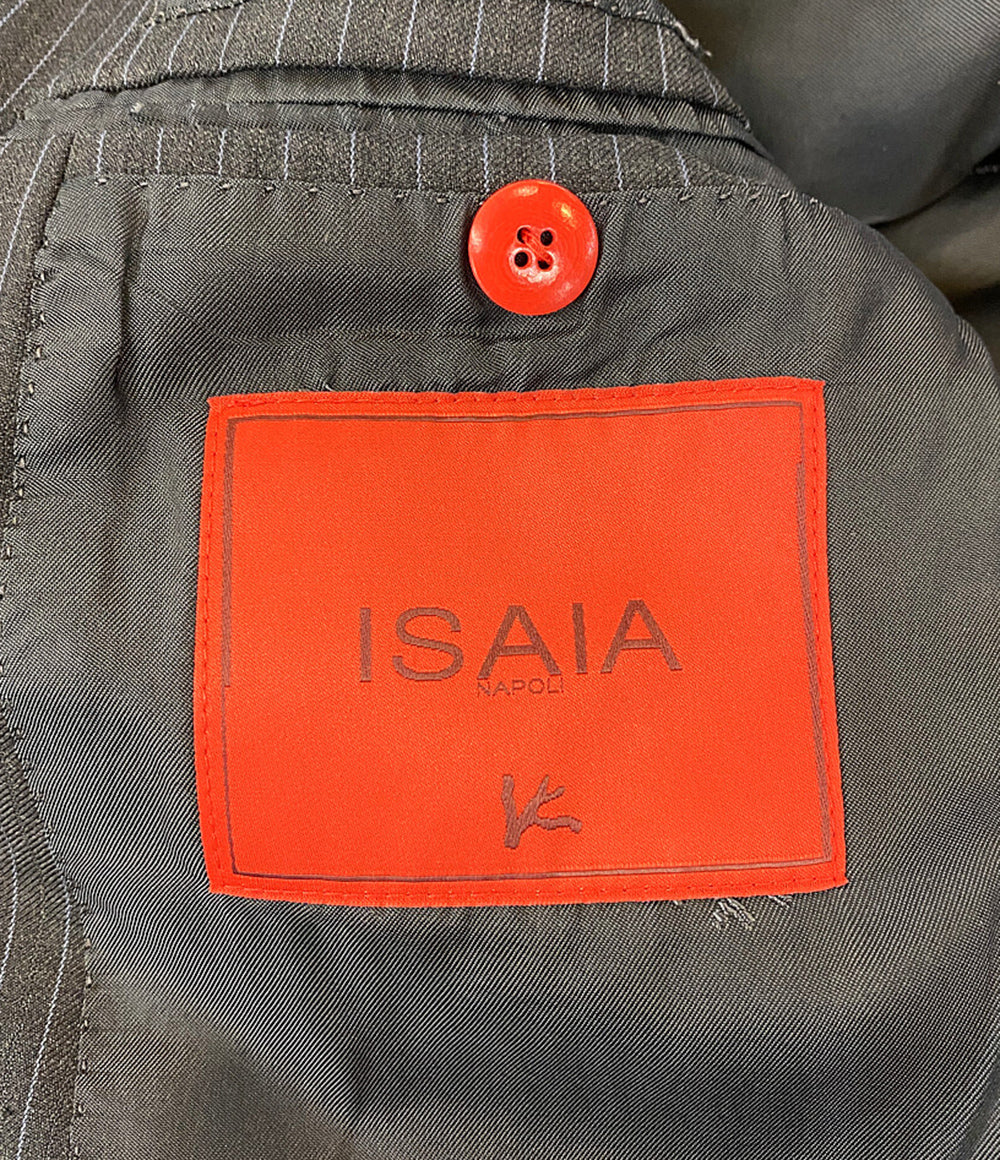 ISAIA Napoli イザイア ナポリ テーラードジャケット ストライプ メンズ SIZE 48