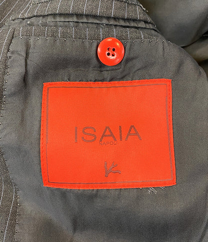 ISAIA Napoli イザイア ナポリ テーラードジャケット ストライプ メンズ SIZE 48