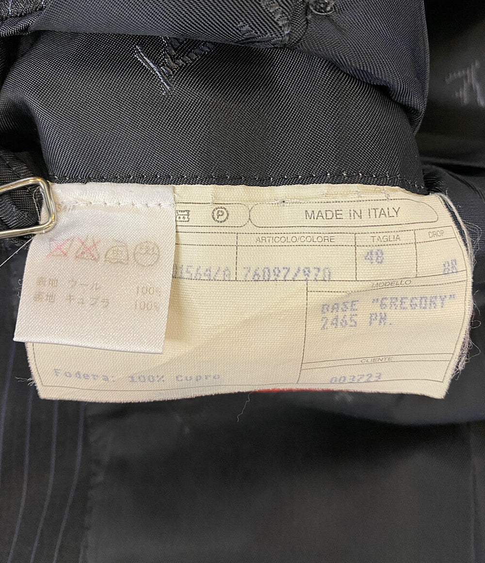 ISAIA Napoli イザイア ナポリ テーラードジャケット ストライプ メンズ SIZE 48