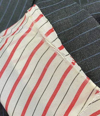 ISAIA Napoli イザイア ナポリ テーラードジャケット ストライプ メンズ SIZE 48