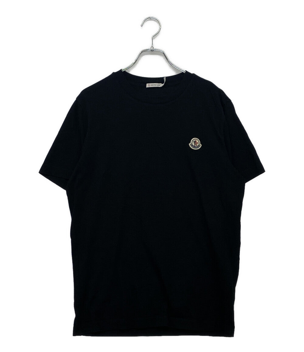 モンクレール  半袖Ｔシャツ front logo patch ブラック      メンズ SIZE M  MONCLER