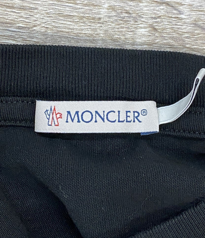 モンクレール  半袖Ｔシャツ front logo patch ブラック      メンズ SIZE M  MONCLER