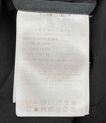 モンクレール  半袖Ｔシャツ front logo patch ブラック      メンズ SIZE M  MONCLER
