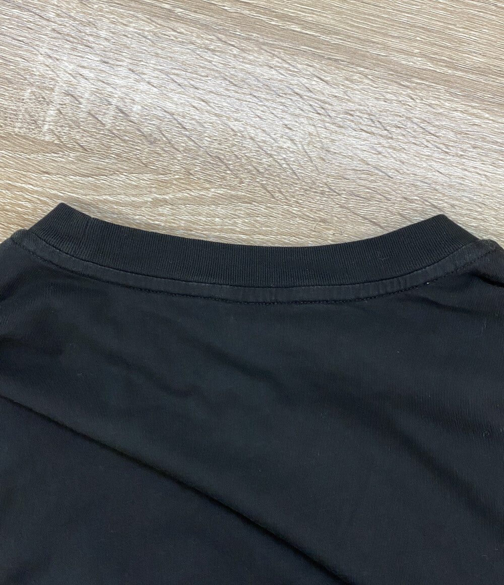 モンクレール  半袖Ｔシャツ front logo patch ブラック      メンズ SIZE M  MONCLER