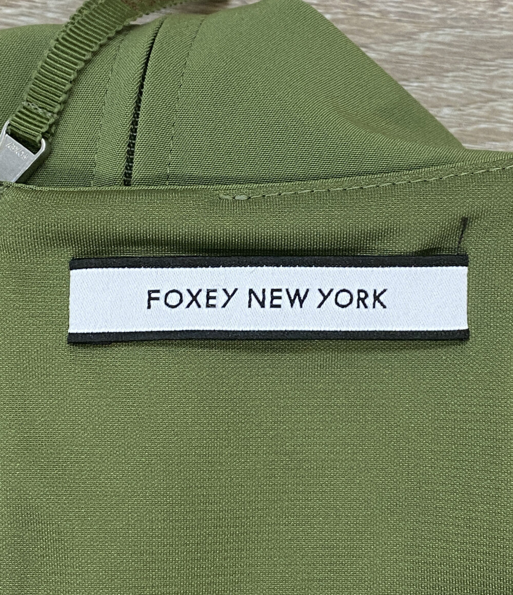 フォクシー ニューヨーク 美品 ノースリーブワンピース 20SS 39856-NAOOA118PR レディース SIZE 38 foxey new york