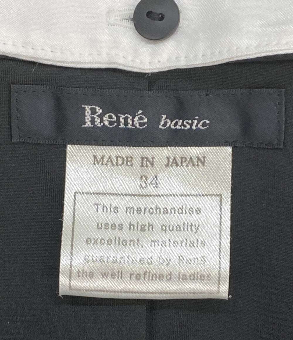 美品 ルネ 半袖ワンピース 3way ネイビー     5816270 レディース SIZE 34  Rene basic