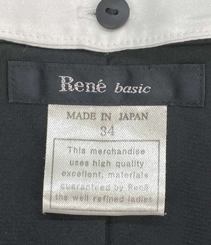 美品 ルネ 半袖ワンピース 3way ネイビー     5816270 レディース SIZE 34  Rene basic