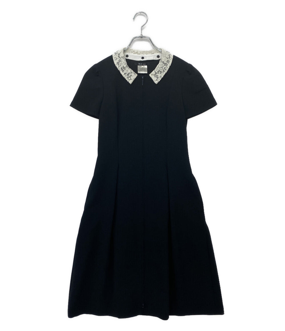 美品 ルネ 半袖ワンピース 3way ネイビー     5816270 レディース SIZE 34  Rene basic