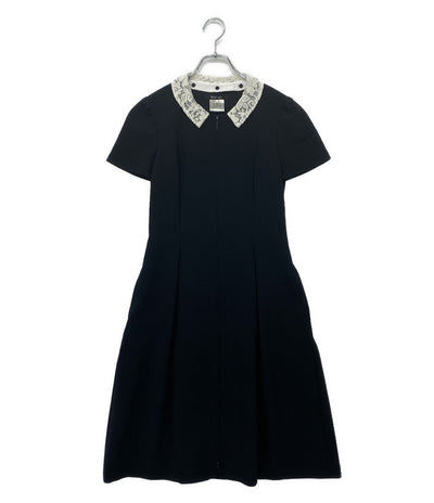 美品 ルネ 半袖ワンピース 3way ネイビー     5816270 レディース SIZE 34  Rene basic