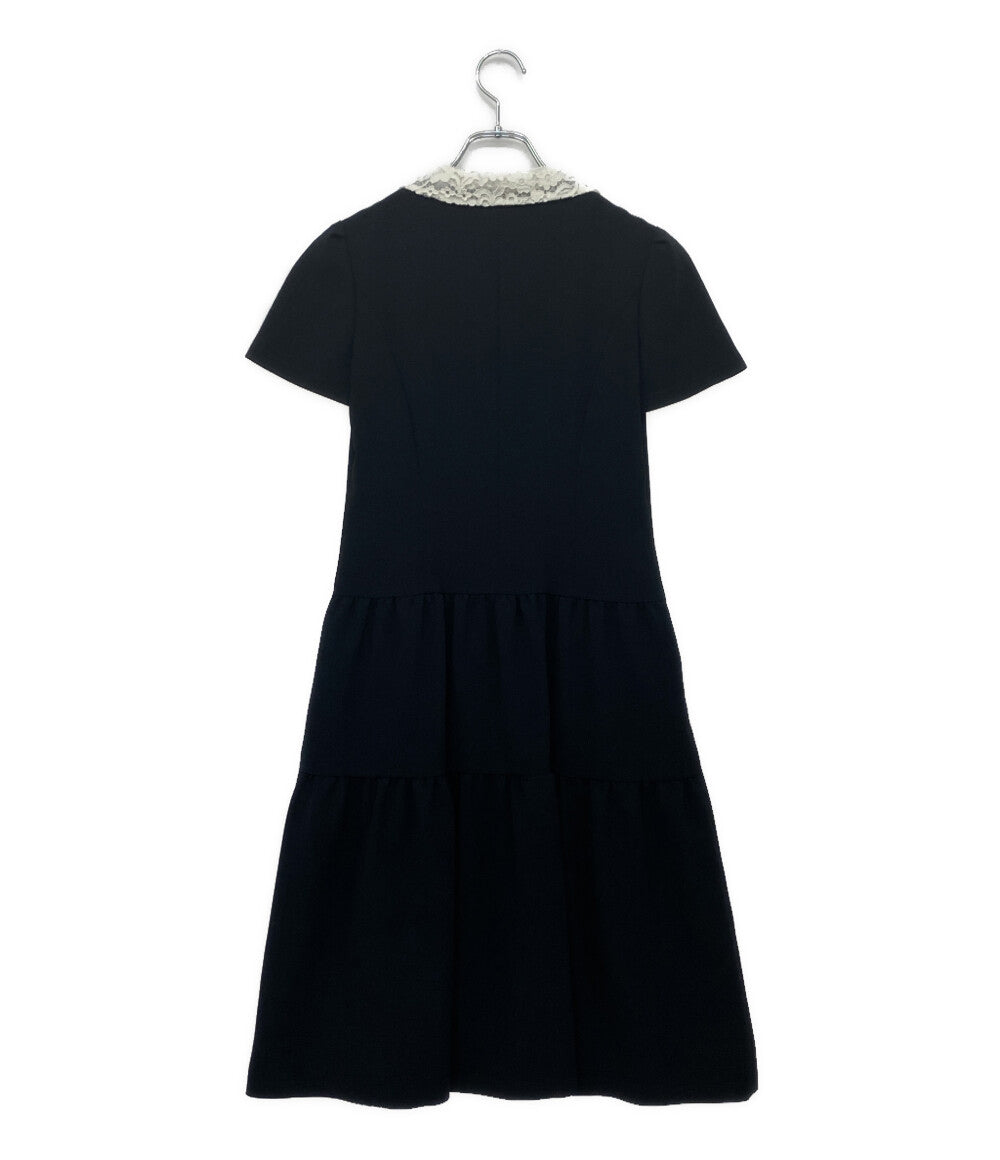 美品 ルネ 半袖ワンピース 3way ネイビー     5816270 レディース SIZE 34  Rene basic
