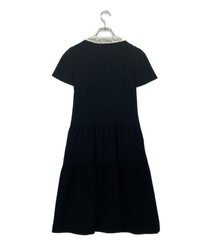 美品 ルネ 半袖ワンピース 3way ネイビー     5816270 レディース SIZE 34  Rene basic