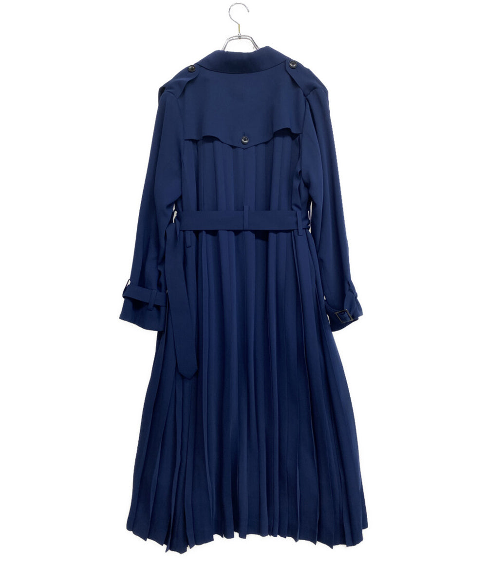 AKIRANAKA アキラナカ プリーツトレンチコート AW1642NV レディース