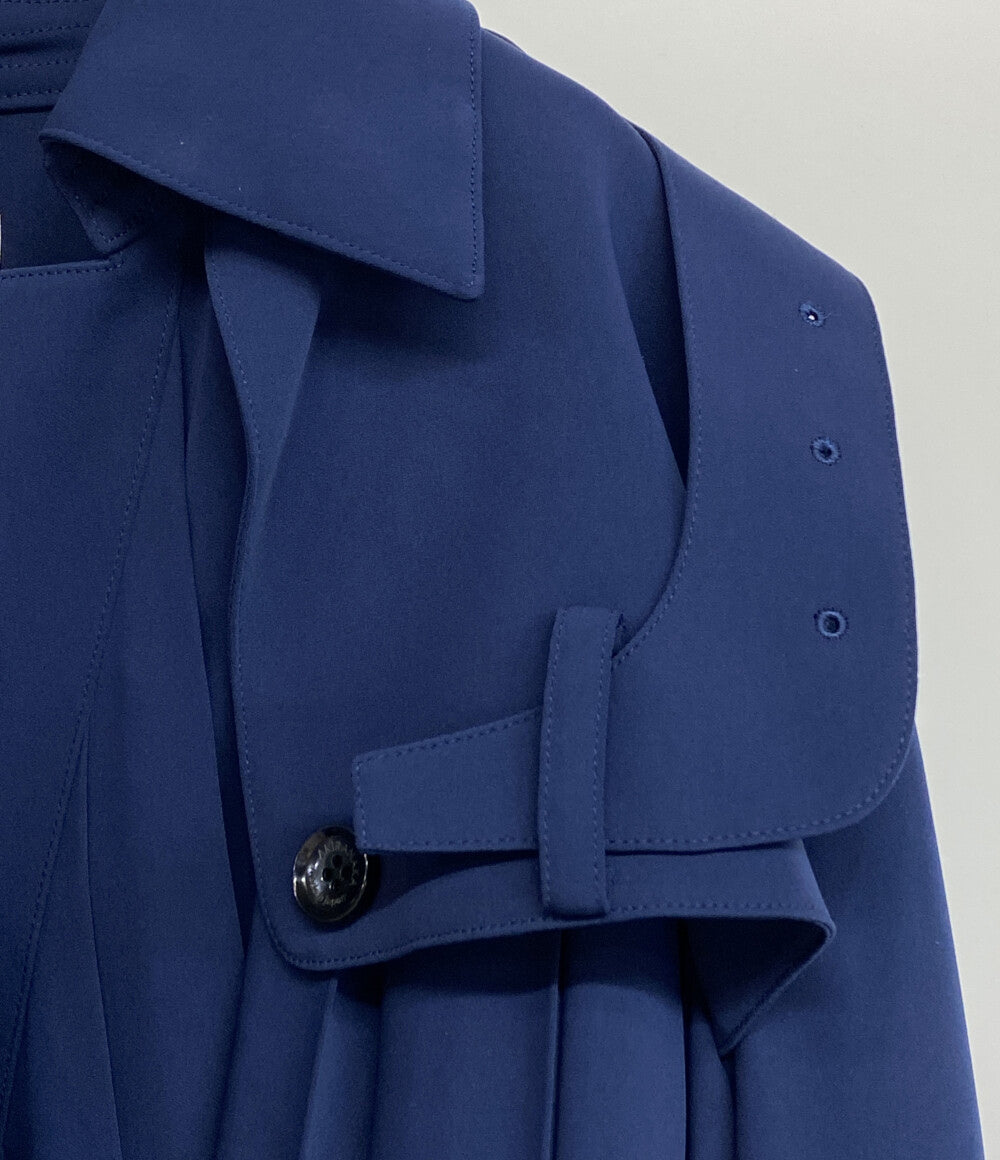 AKIRANAKA アキラナカ プリーツトレンチコート AW1642NV レディース