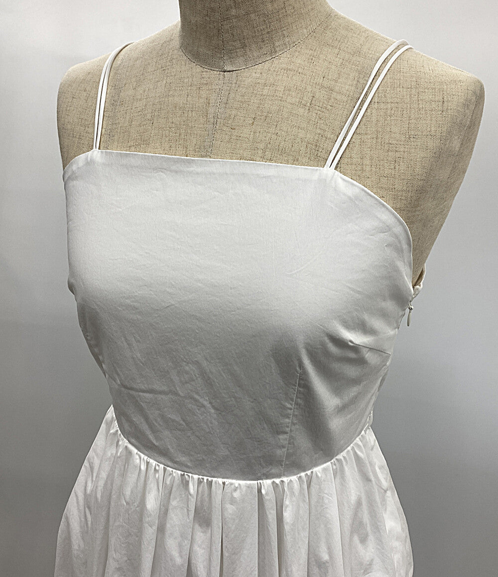 FRAY I.D ドレス キャミワンピース ホワイト FWFO244009 レディース SIZE - フレイアイディー