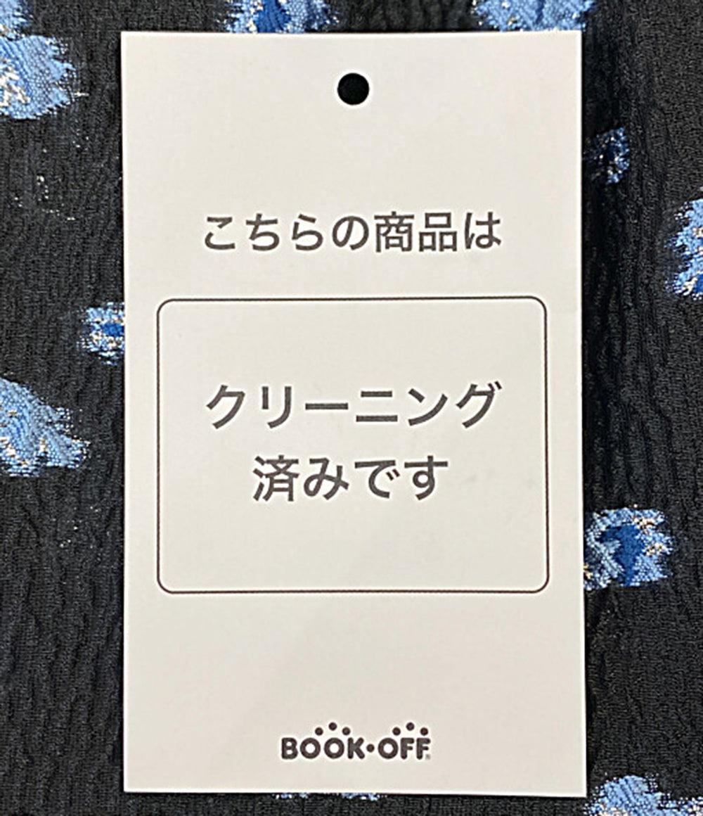 スナイデル キャミワンピース 24ss ブルーブラック フラワー レディース SIZE - snidel