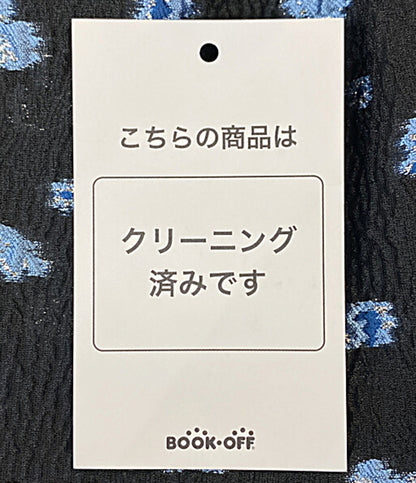スナイデル キャミワンピース 24ss ブルーブラック フラワー レディース SIZE - snidel